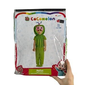 Cocomelon Melon Costume Infant 12-18M 1+ Green Disguise Youth Childrens NWT